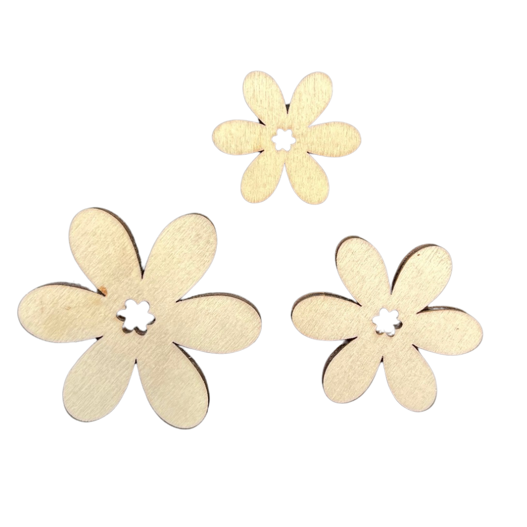 Magneet bloemen 3 stuks