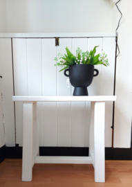 Bankje wit hout 60cm