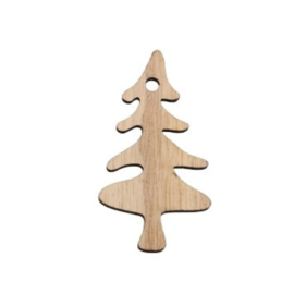 Magneet kerstboom 7 cm