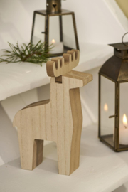 Rendier hout 20cm