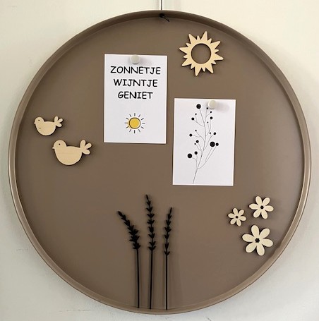 Lavendel takjes zwart 3 stuks 17 en 20cm