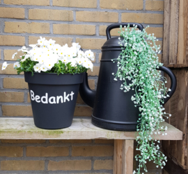 Bloempot Bedankt 25 cm