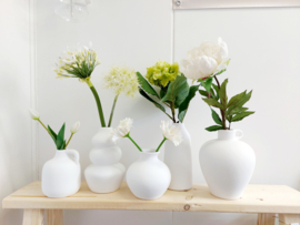 Kunstbloem pioenroos wit