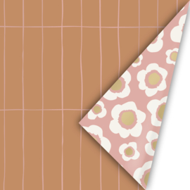 Dubbelzijdig FSC Cadeaupapier – 50 cm x 3 m