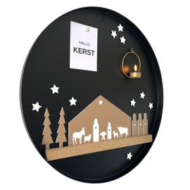 3 Koningen bruin/wit – magnetische kerstdecoratie