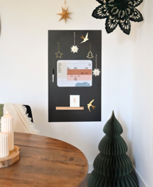 Magneetbord rechthoek zwart M
