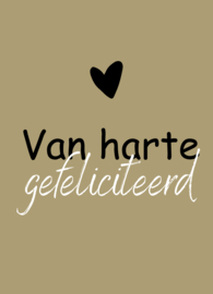 Kaart Van harte gefeliciteerd