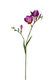 Kunstbloem Freesia paars