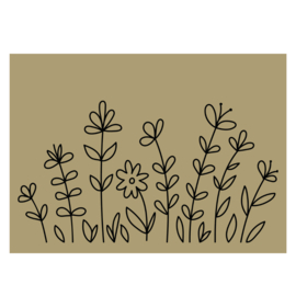 Kaart veldbloemen