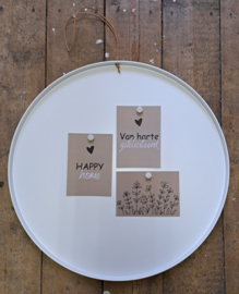 Magneetbord wit  50 cm