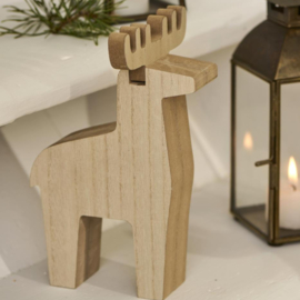 Rendier hout 20cm