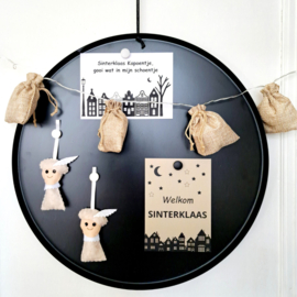 Magneetbord zwart 35 cm