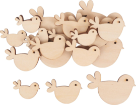 Magneet vogeltjes 3 stuks