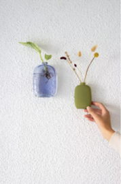 Wandvaas blauw 11cm