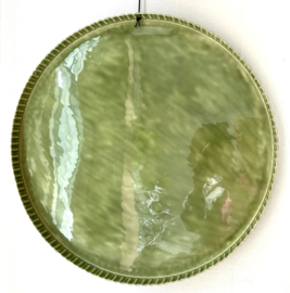 Groot rond groen magneetbord – Ø 60 cm – IJzer