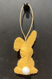 Osterhase Filz beige