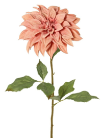 Kunstbloem Dahlia roze/zalm
