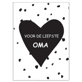 Kaart voor de liefste Oma
