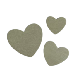 Magneet hartjes 3 stuks