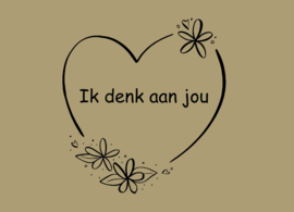 Kaart ik denk aan jou