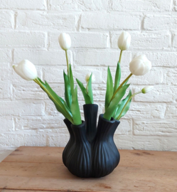 Tulpenvaas zwart 19,5cm
