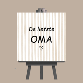 Tegeltje "Liefste OMA" 