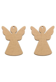 Magneet engel goud 6 cm