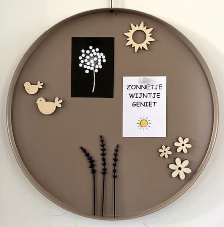 Lavendel takjes zwart 3 stuks 17 en 20cm