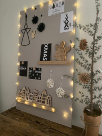 Magneetbord taupe 60 x 100cm