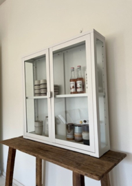 Vitrinekast wit 80 x 80cm
