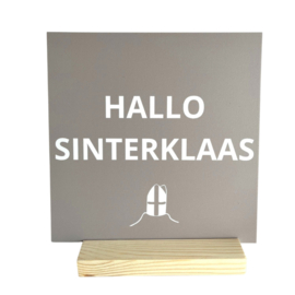 Tegel Sinterklaas taupe