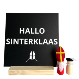 Tegel Sinterklaas zwart