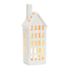 Lantaarnhuis van wit porselein – 22cm