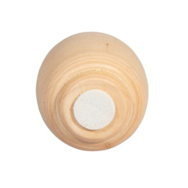Mini vaasjes hout 3 stuks