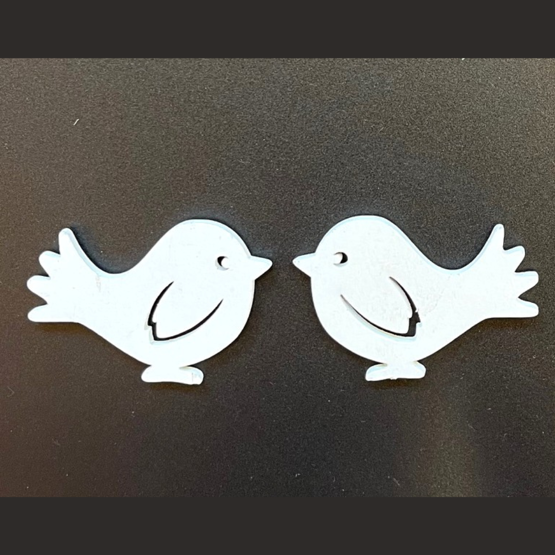 Magneet vogeltjes 2 stuks