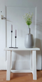Bankje wit hout 60cm
