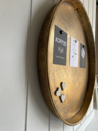 Magneetbord goud 57 cm