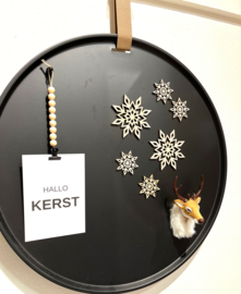 Magneet sneeuwvlokken 6 stuks