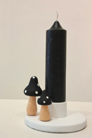 Kaars wit 2 stuks Ø3,5 H15,5cm