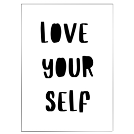 Kaart Love yourself