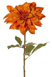 Kunstbloem Dahlia terra