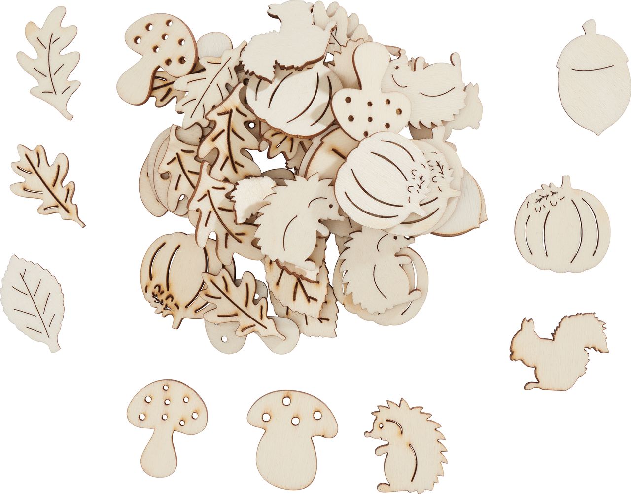 Herfstfiguren 9 stuks