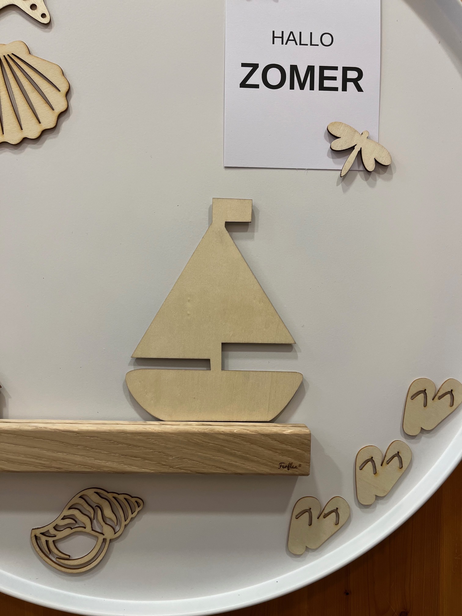 Magneet zeilboot 15cm