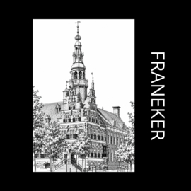 Tegeltje Franeker Stadhuis