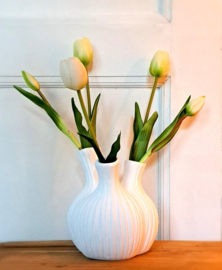 Tulpenvaas wit 21 cm