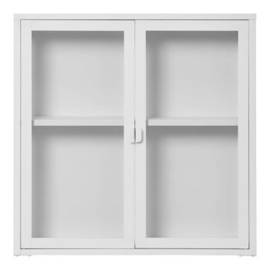 Vitrinekast wit 80 x 80cm