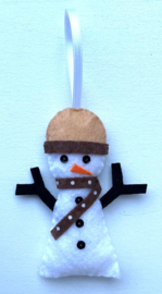 Schneemann Filz