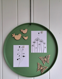 Magneet vogeltjes 3 stuks