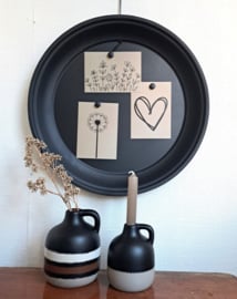 Magneetbord dienblad zwart 45cm