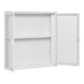 Vitrinekast wit 80 x 80cm